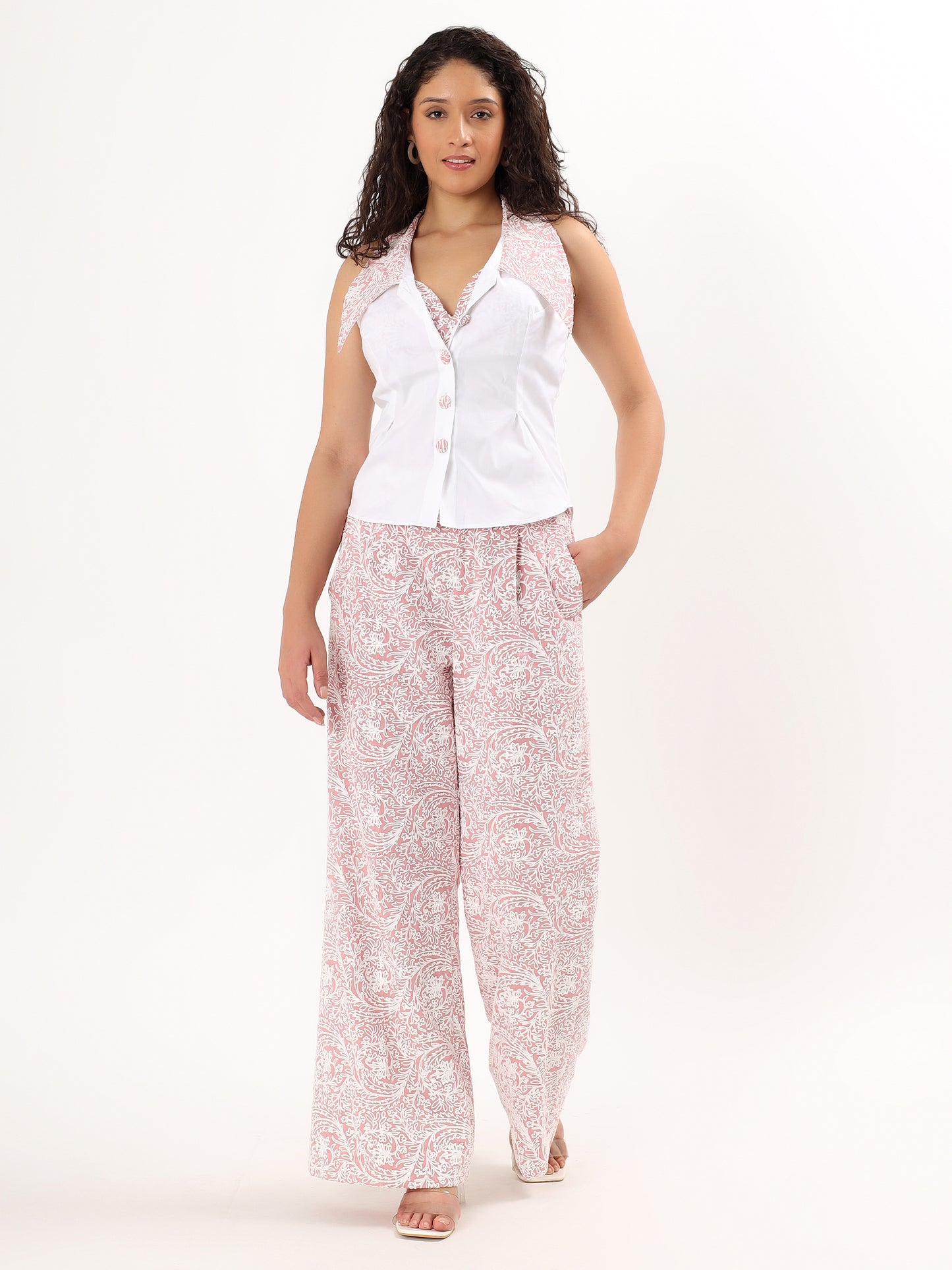 Petal Pink Poplin Co-ord set