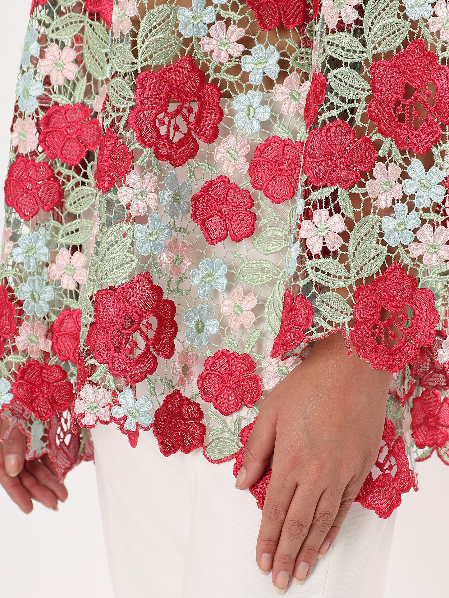 Floral Lace Tumic Co-ord Set