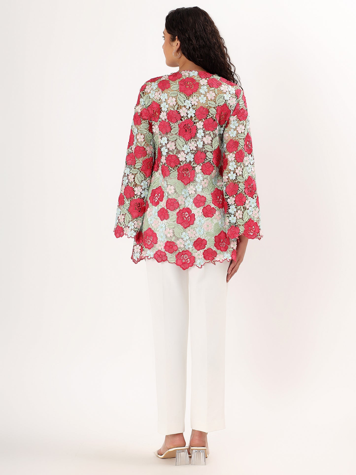 Floral Lace Tumic Co-ord Set