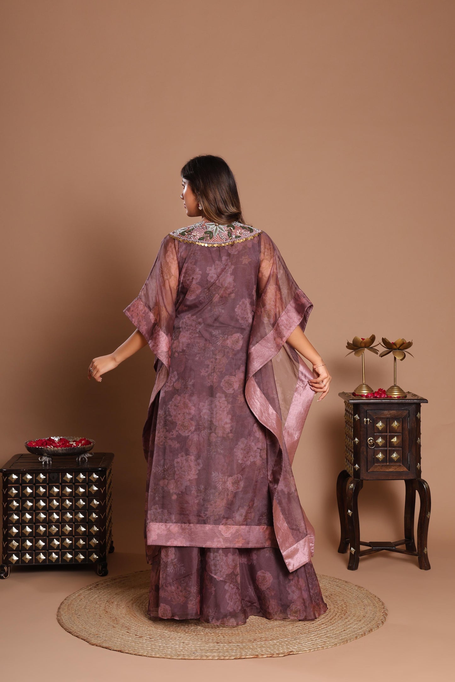 ROSEWOOD BLOOM KAFTAN SET