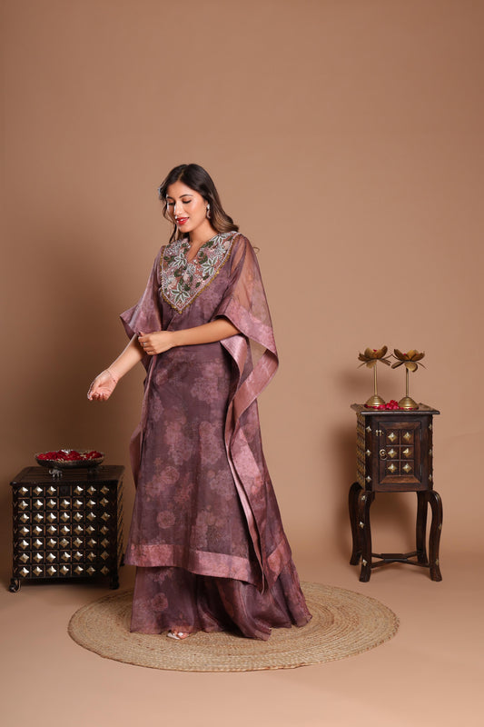 ROSEWOOD BLOOM KAFTAN SET